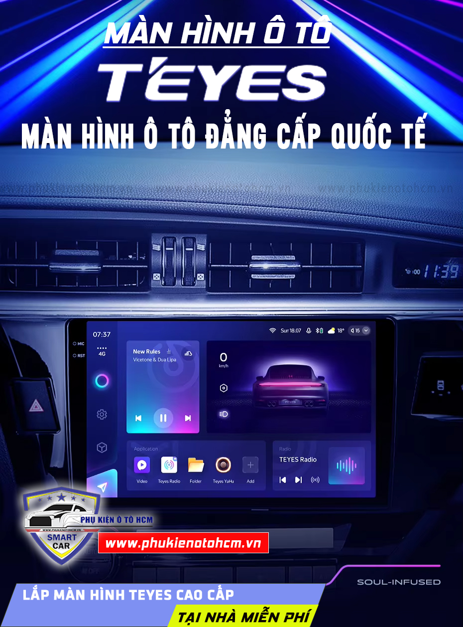 Màn hình Ô tô Teyes lắp đặt tại nhà miễn phí liên hệ Gatech Auto có nhiều quá tặng hấp dẫn.